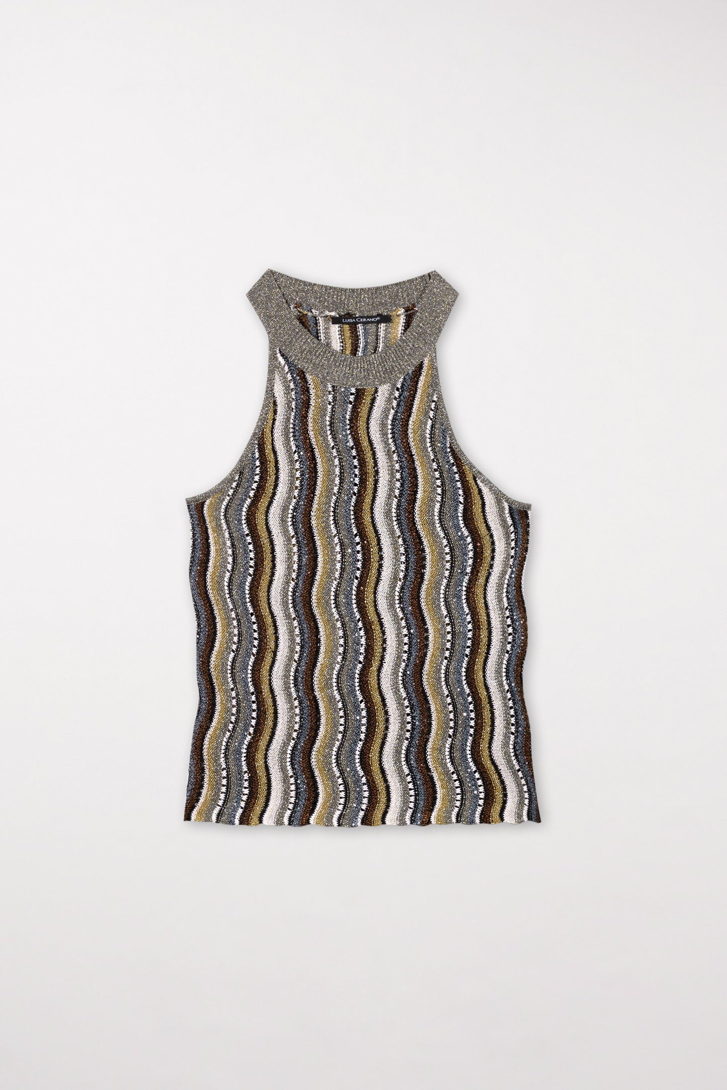 Knitted Top with Fancy Stripe