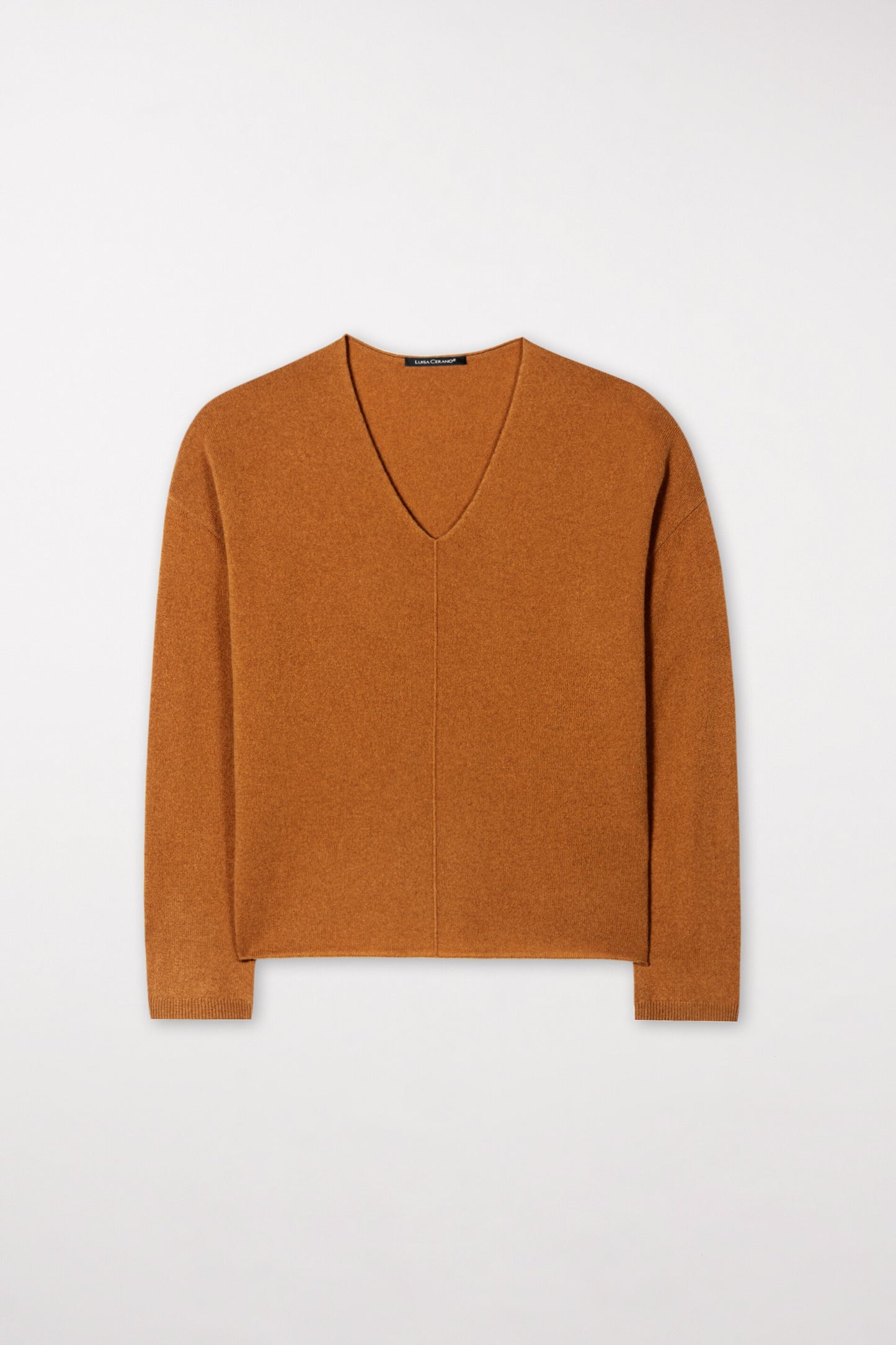 V-neck Sweater in Cashmere Blend