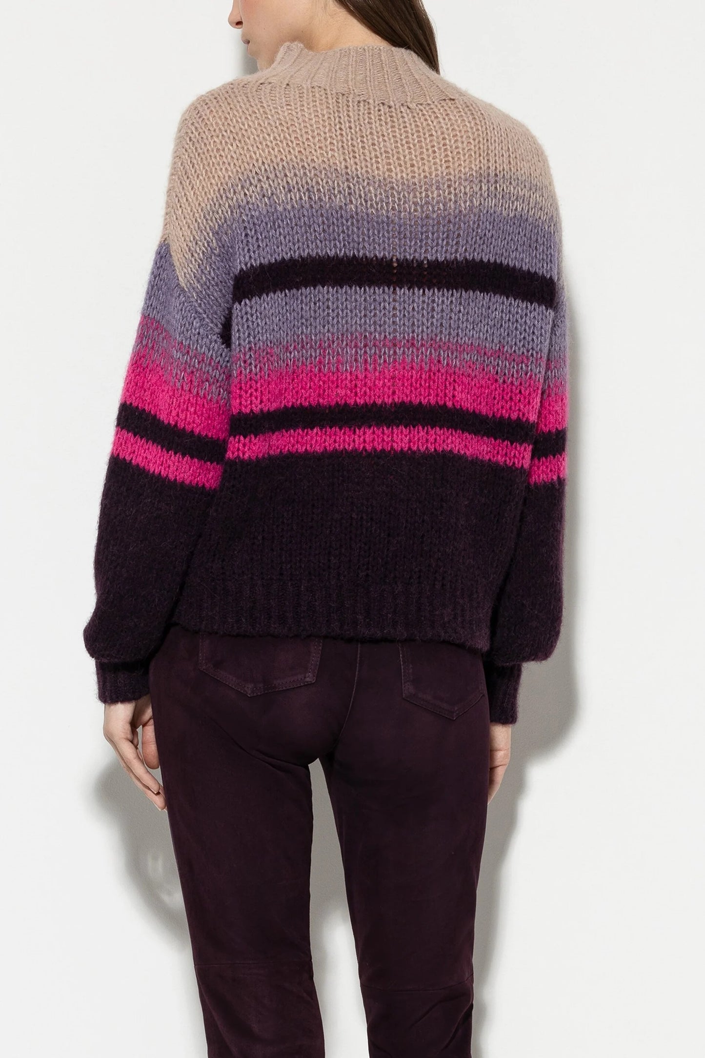 Sweater with Fancy Stripe