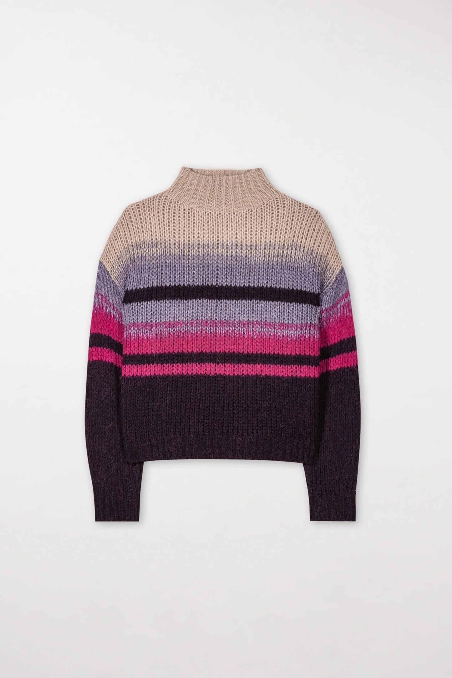 Sweater with Fancy Stripe