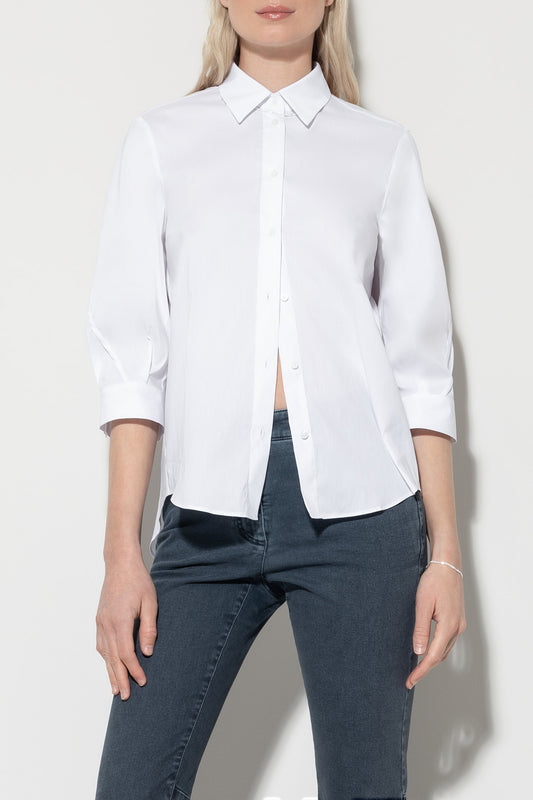 Shirt Blouse with 3/4 Sleeves