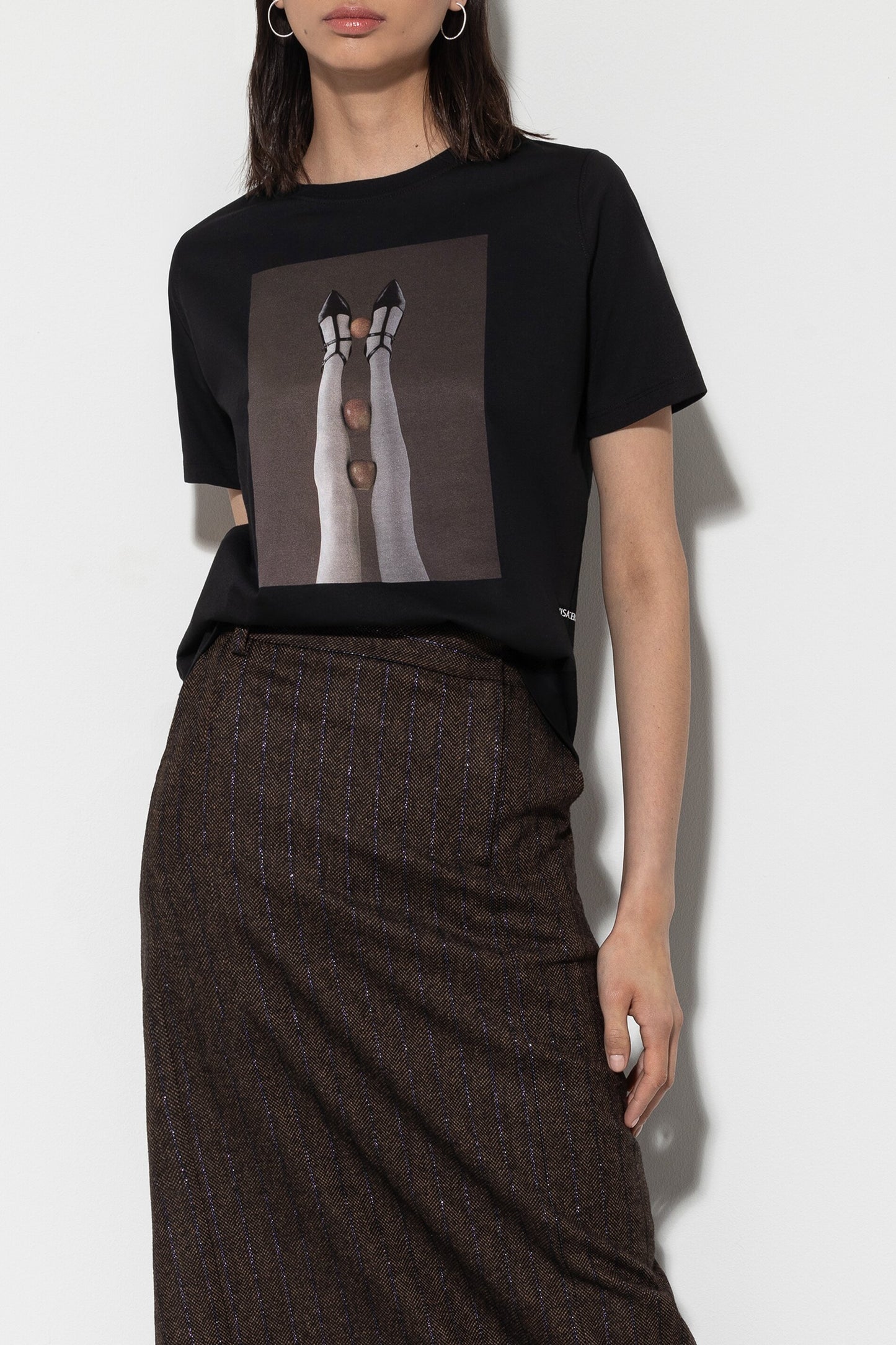 T-shirt with Statement Print