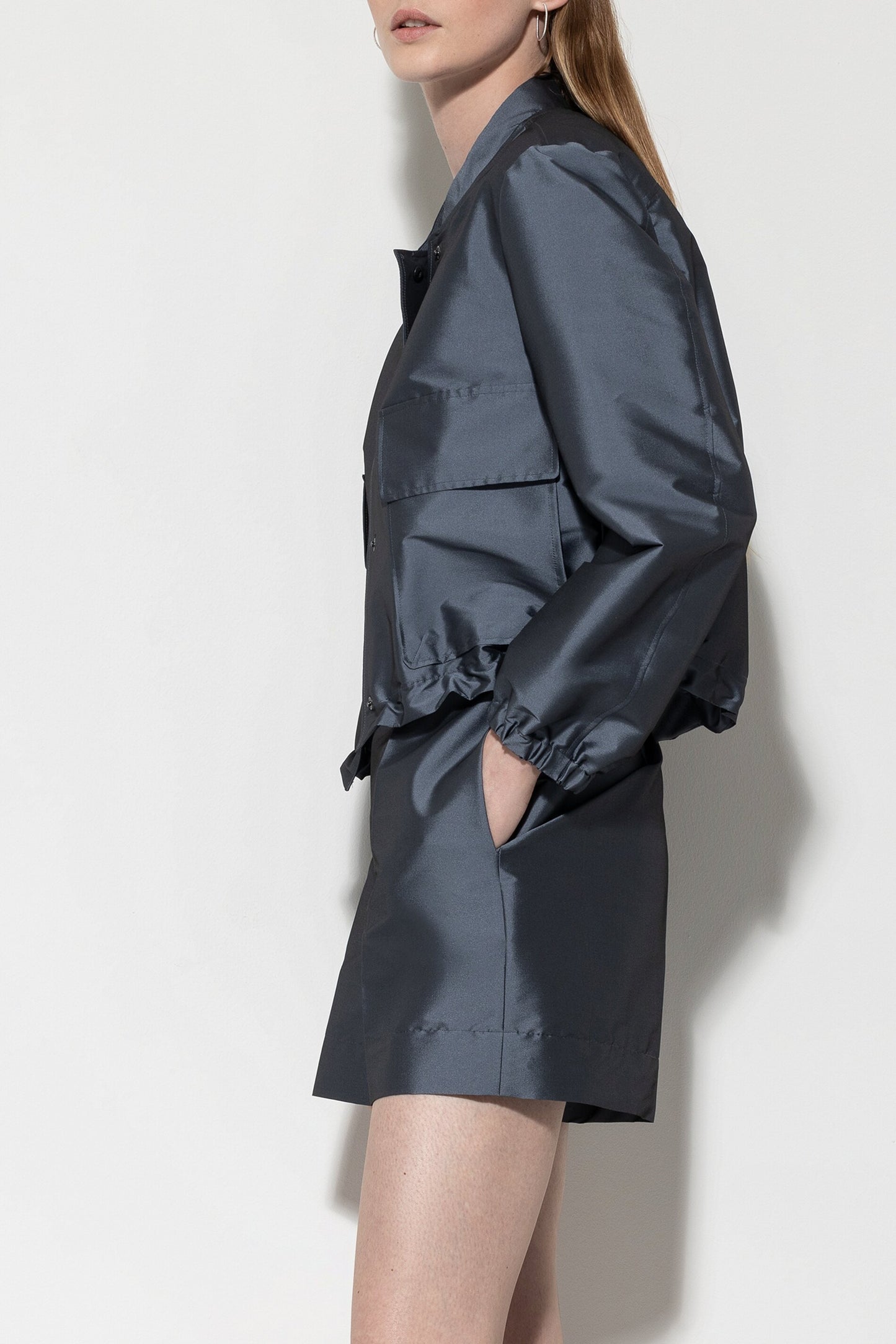 Taffeta Blouson