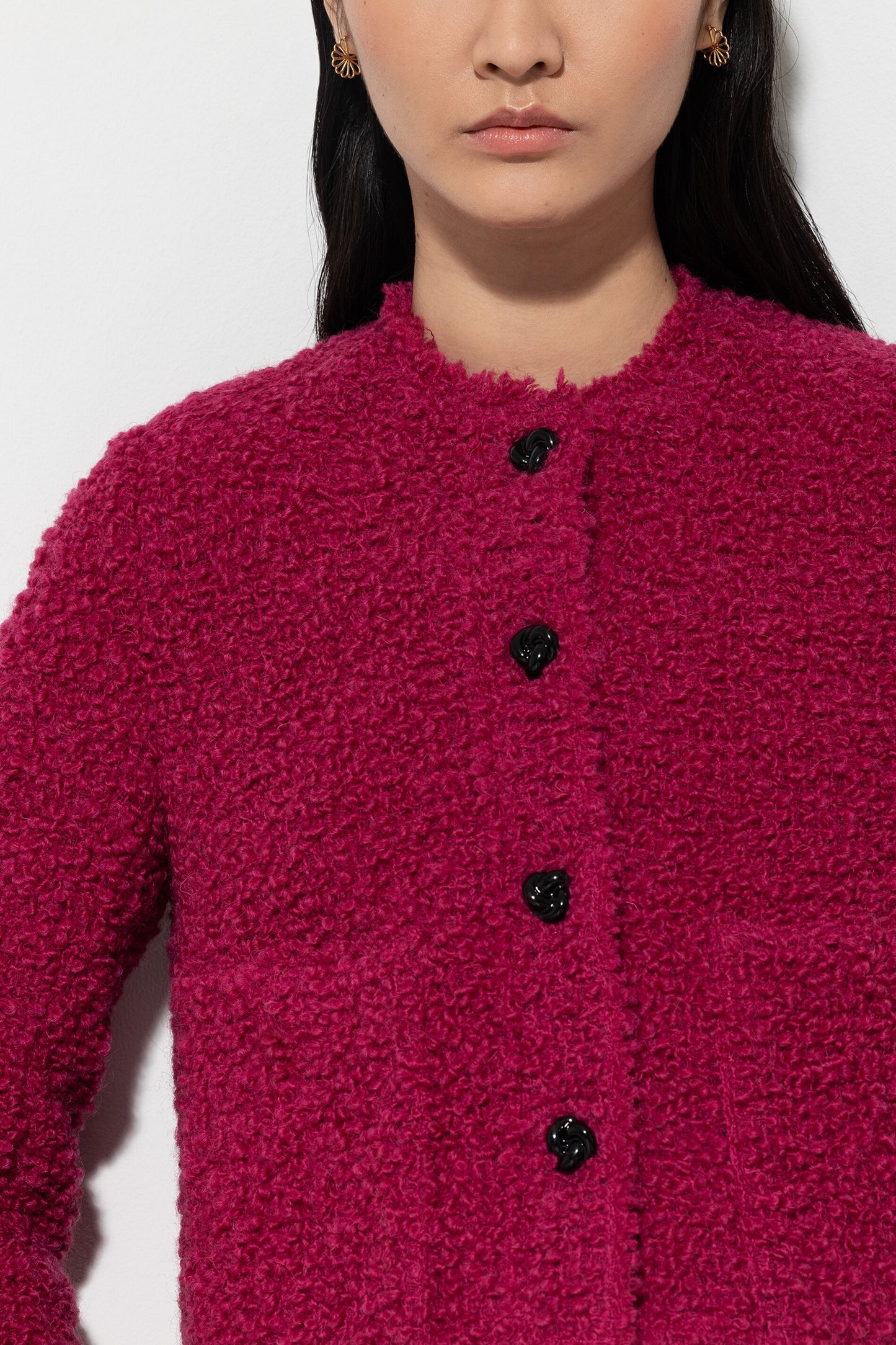 Bouclé Wool Tweed Jacket