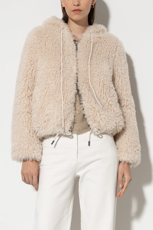 Fur-look Blouson