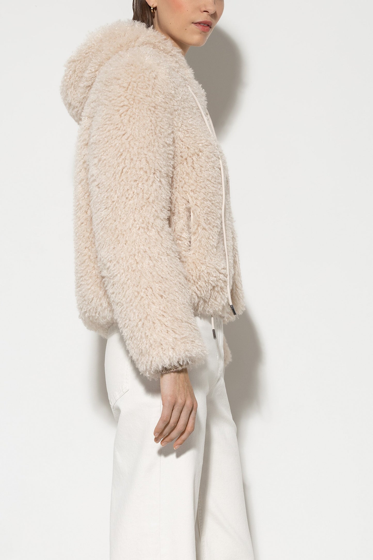 Fur-look Blouson