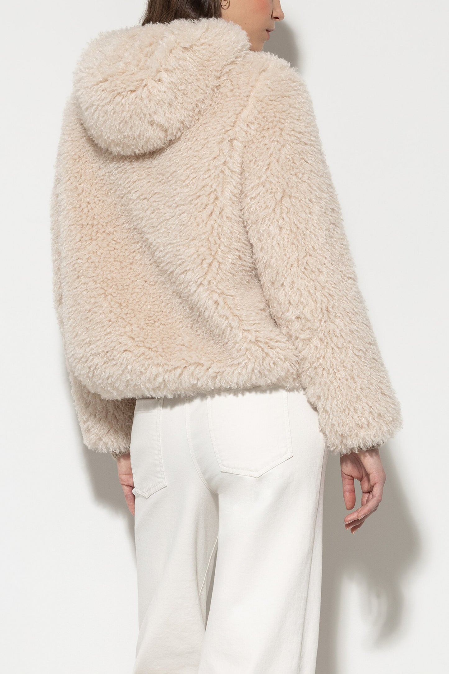 Fur-look Blouson