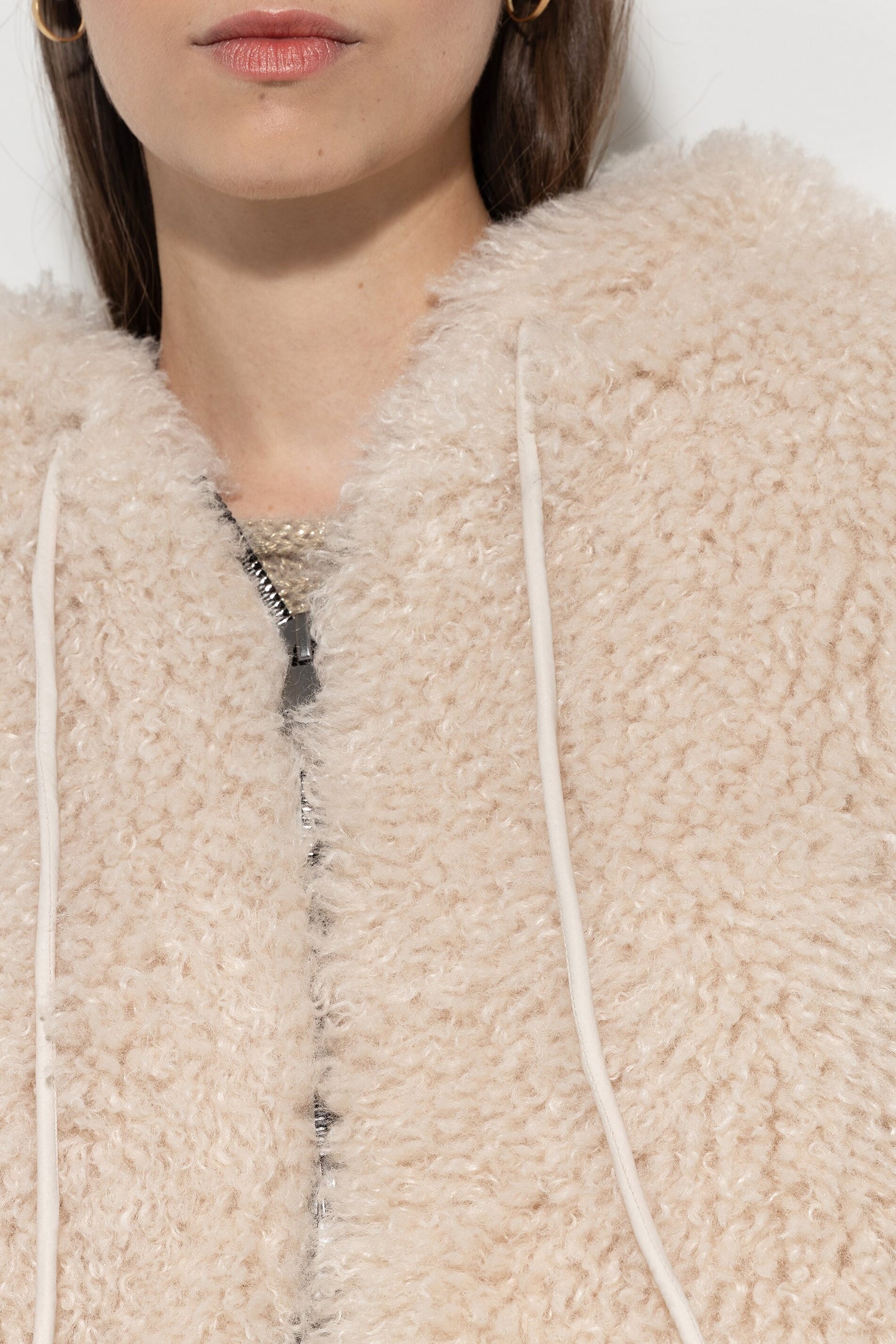 Fur-look Blouson