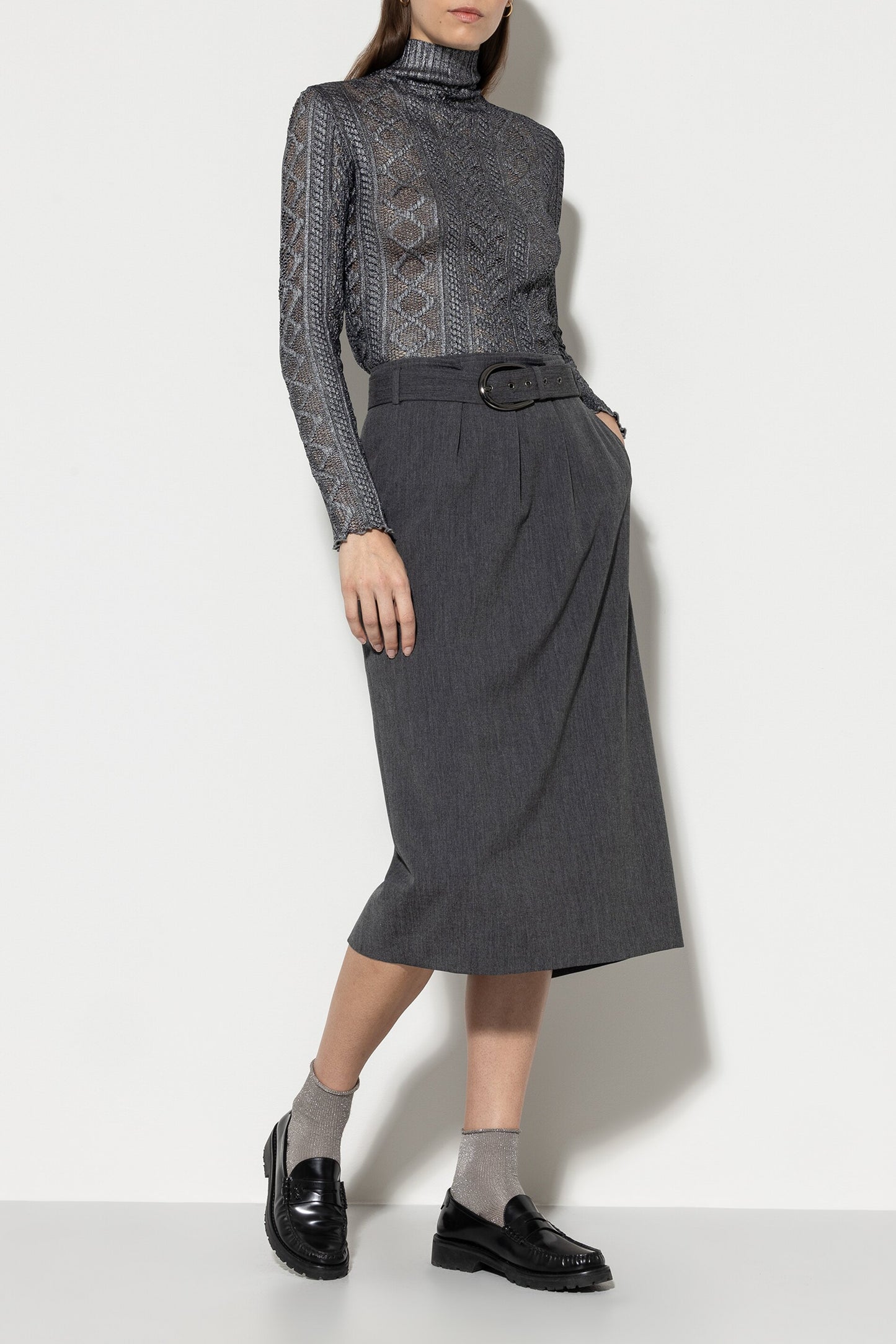 Cashmere-blend Skirt