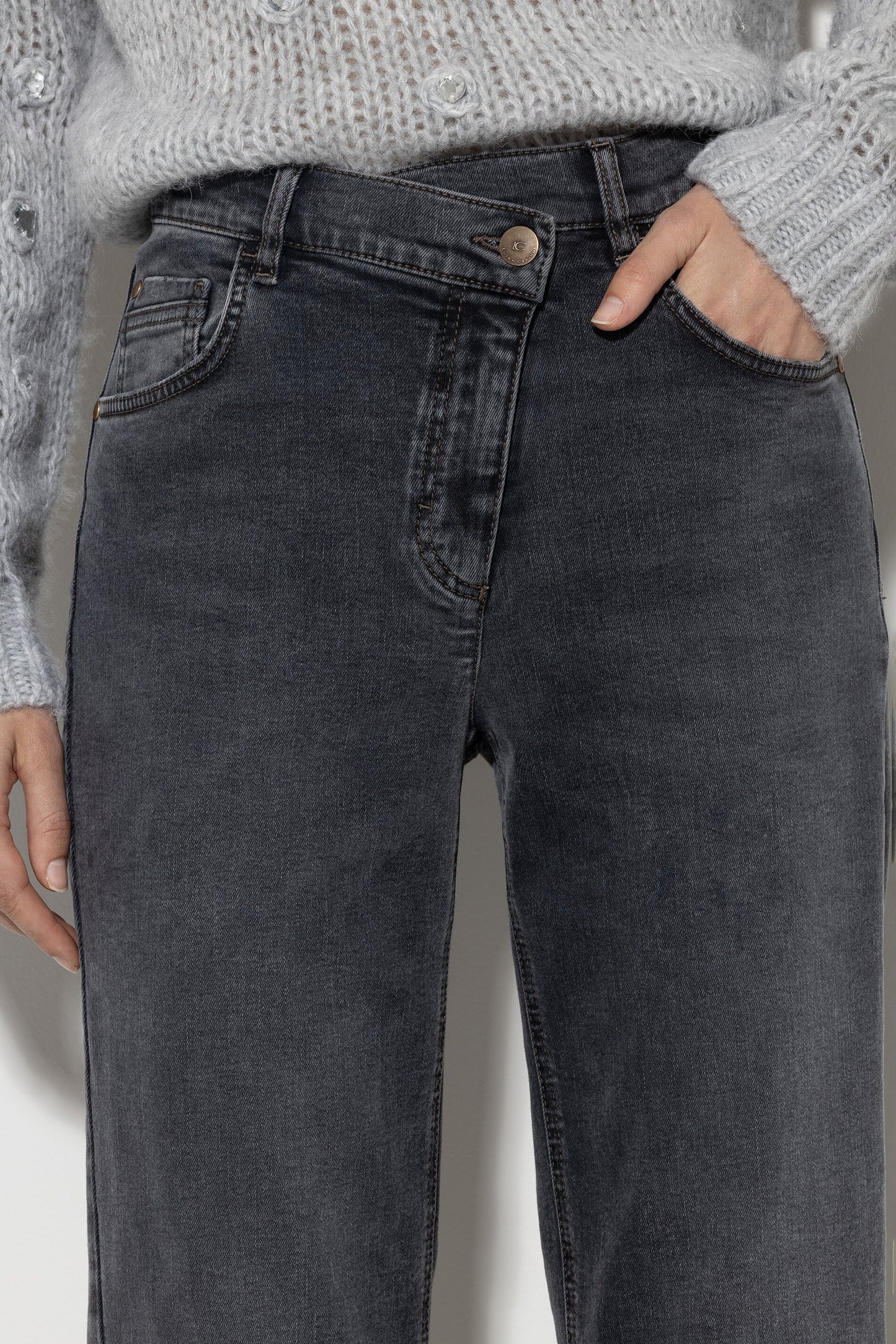 Looseleg Black Denim