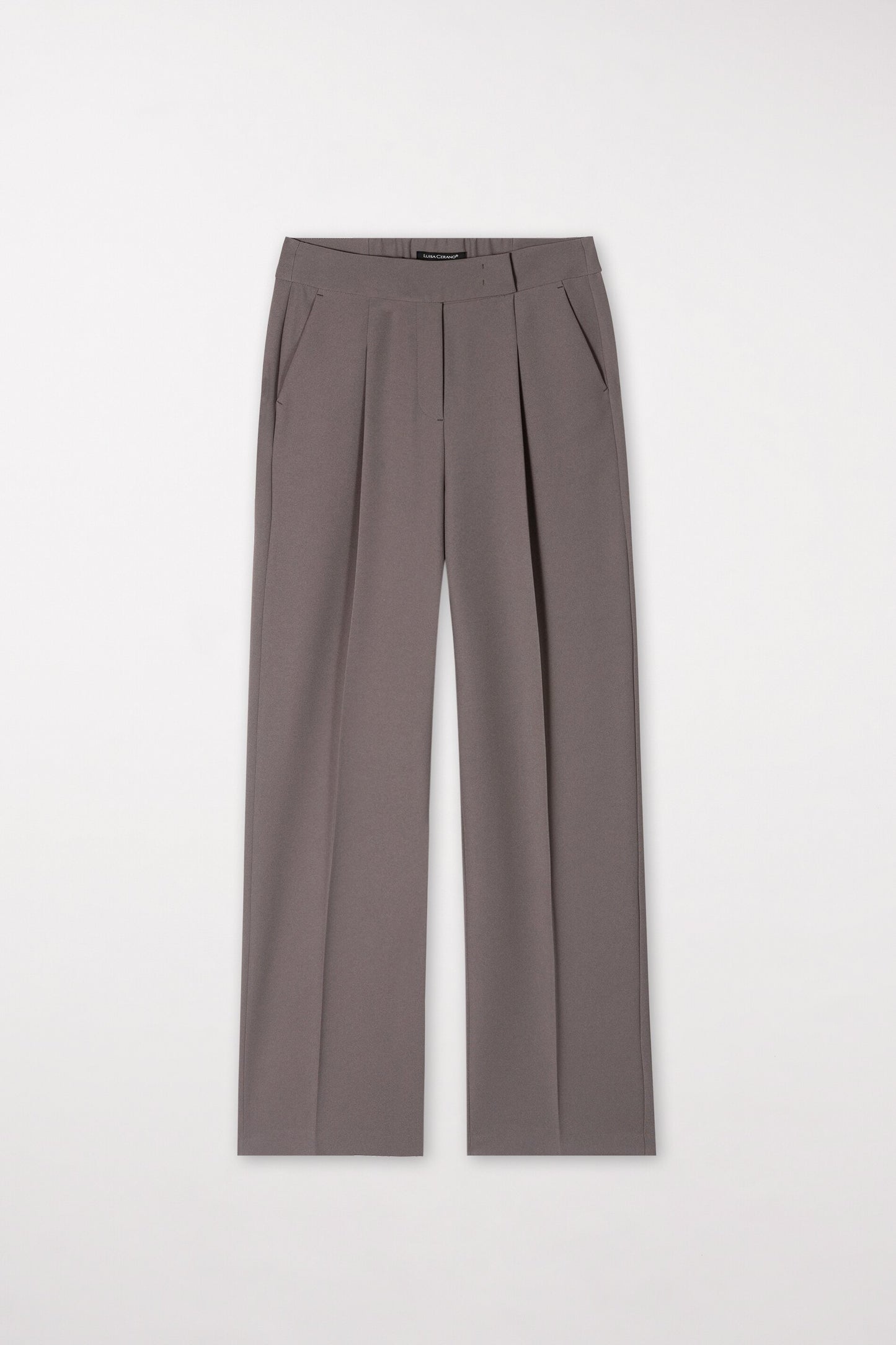 Wide-leg Pants with Pleats