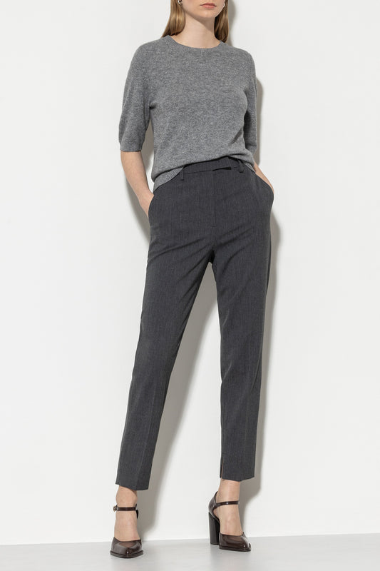 Tapered Pants in Cashmere Blend