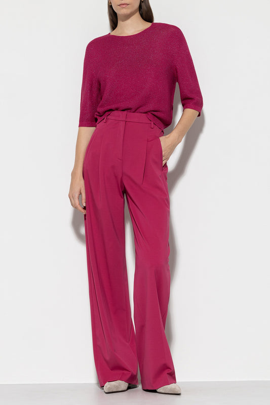 Wide-leg Pants Made from Punto-Milano