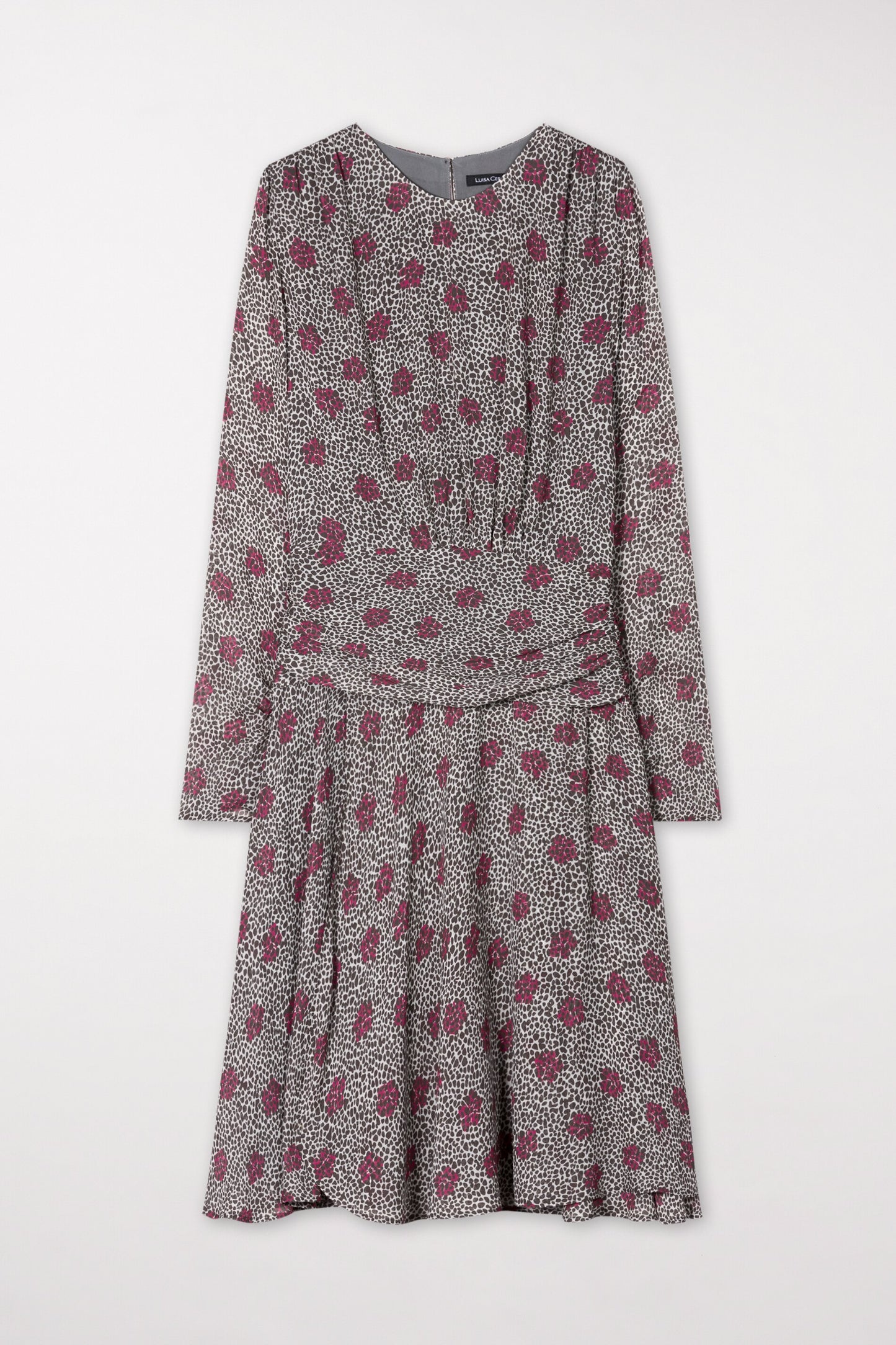 Dress with Millefleurs Print