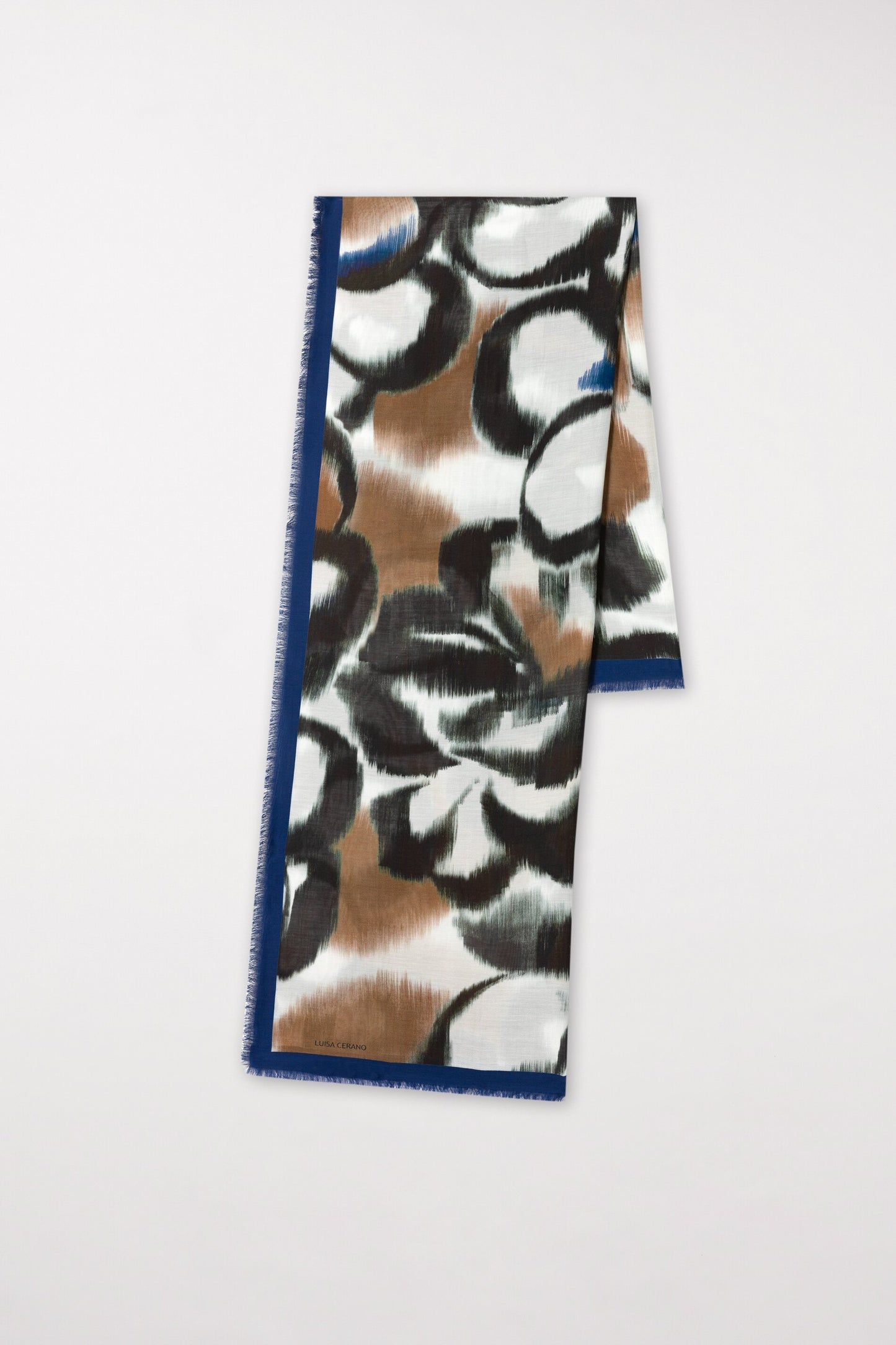 Scarf with Abstract Prin