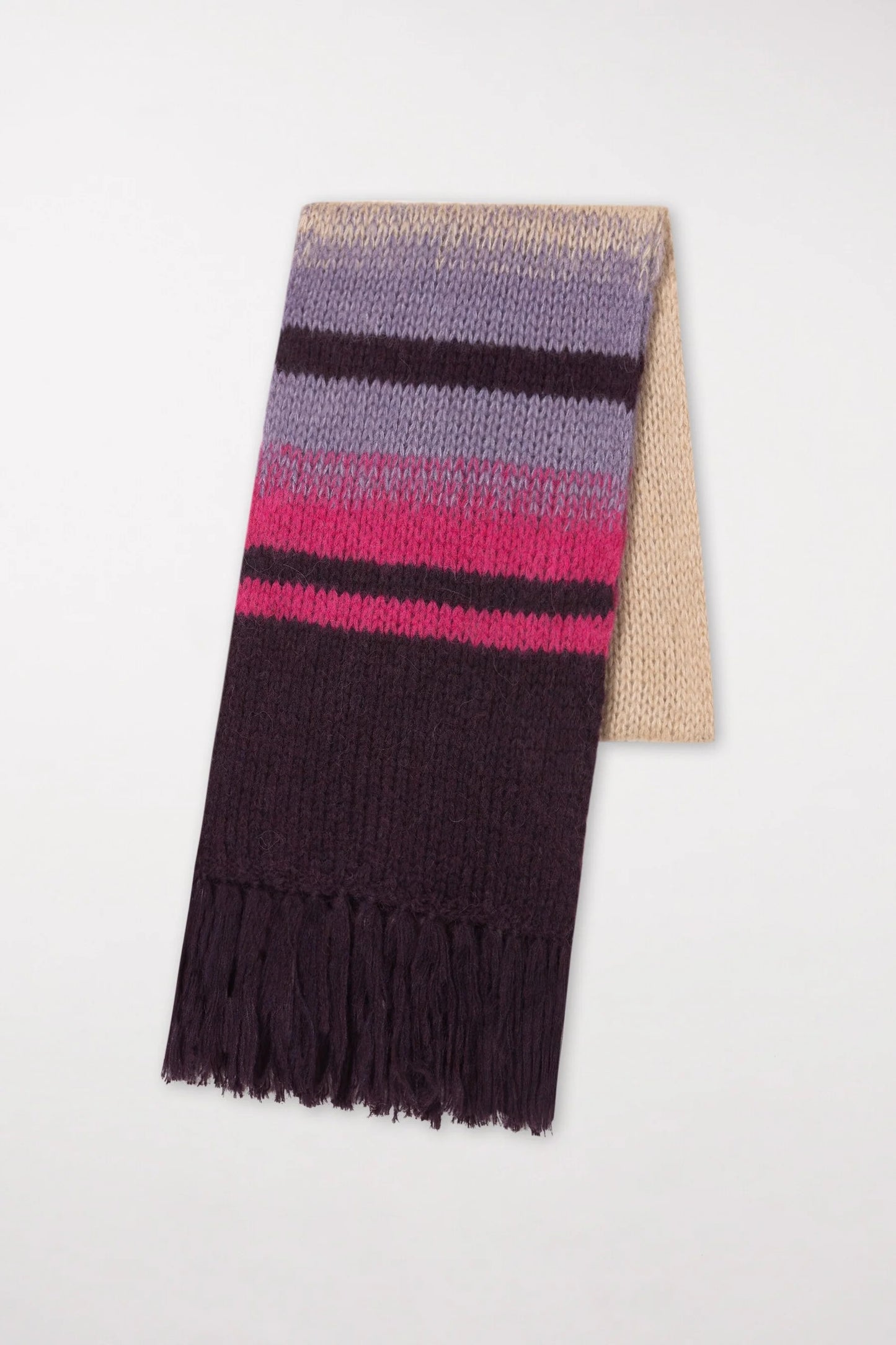 Scarf with Fancy Stripe