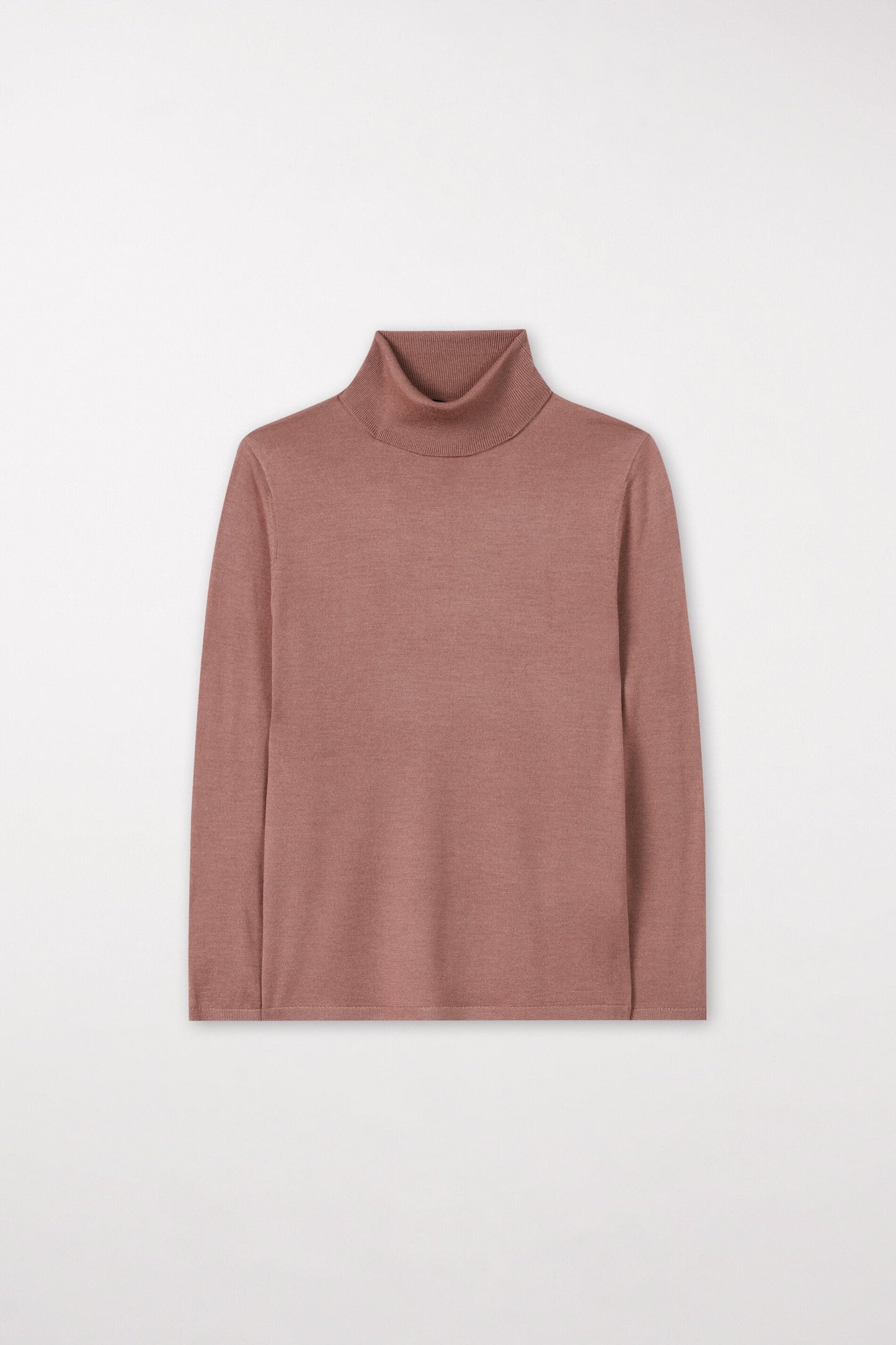 Wool Blend Turtleneck Sweater