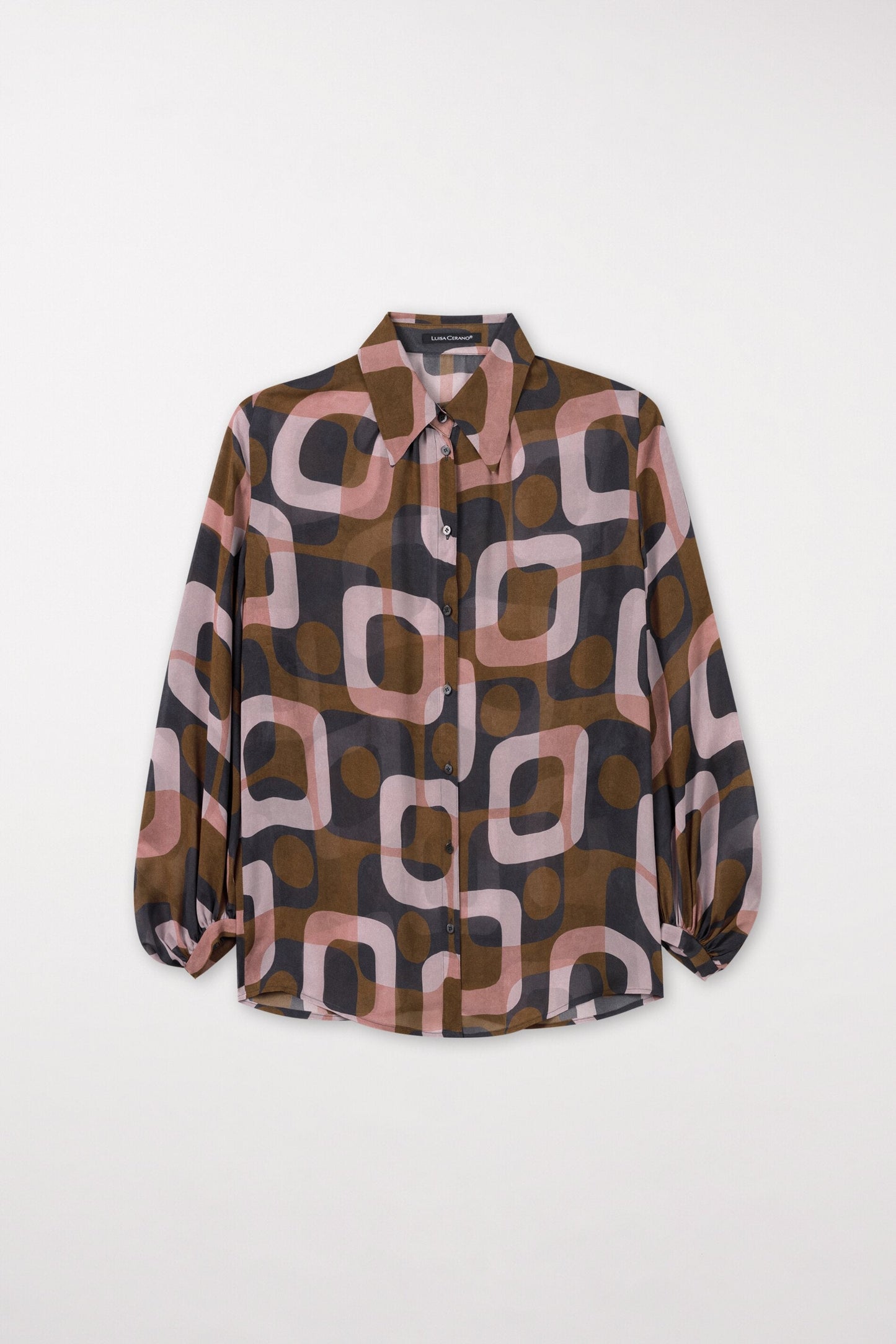 Blouse with Graphic Inspired Print