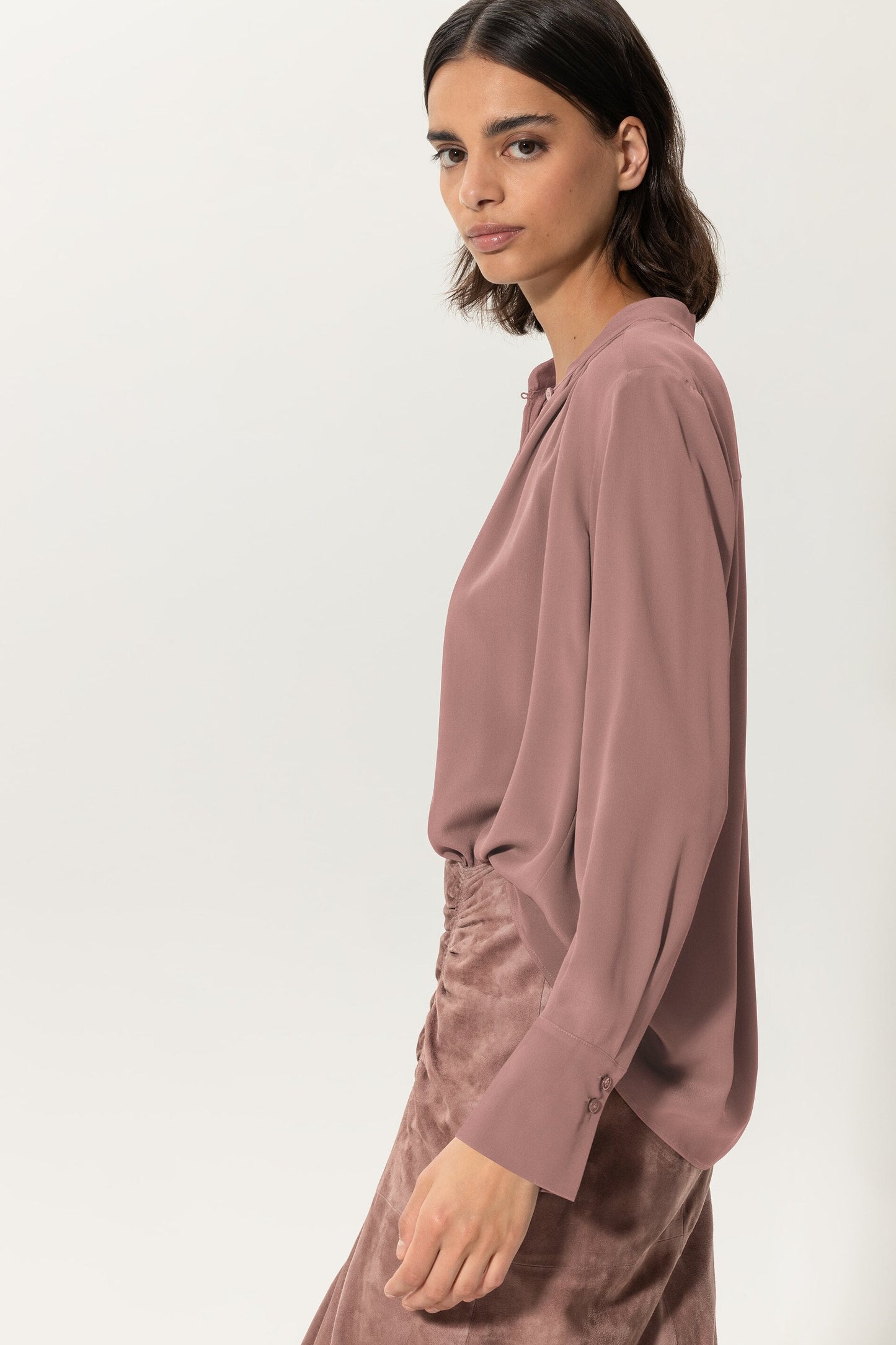 Blouse with Pleated Details