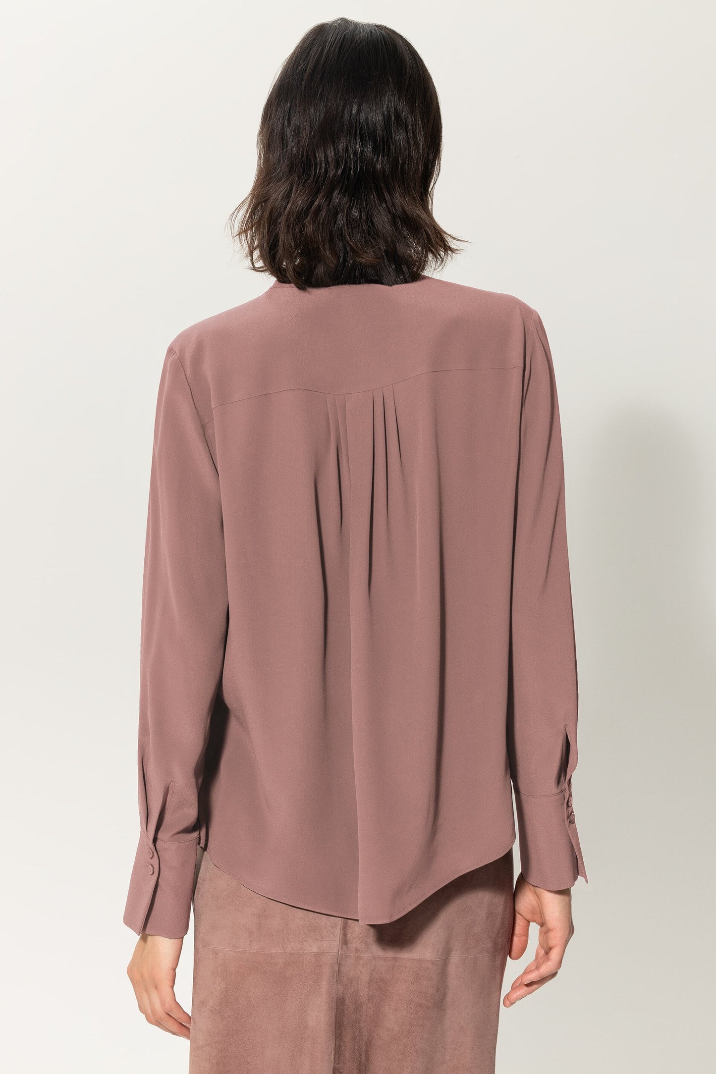 Blouse with Pleated Details