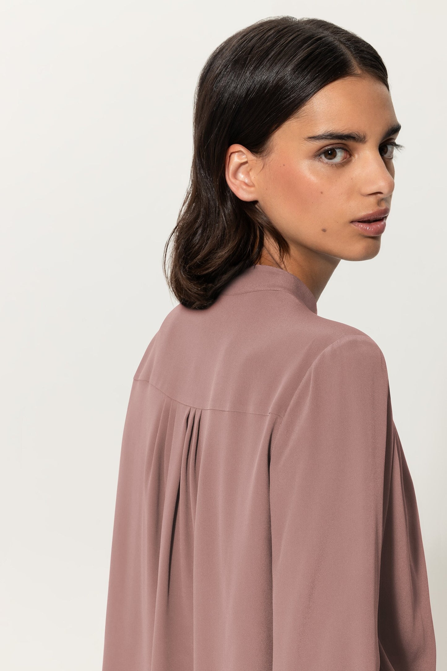 Blouse with Pleated Details