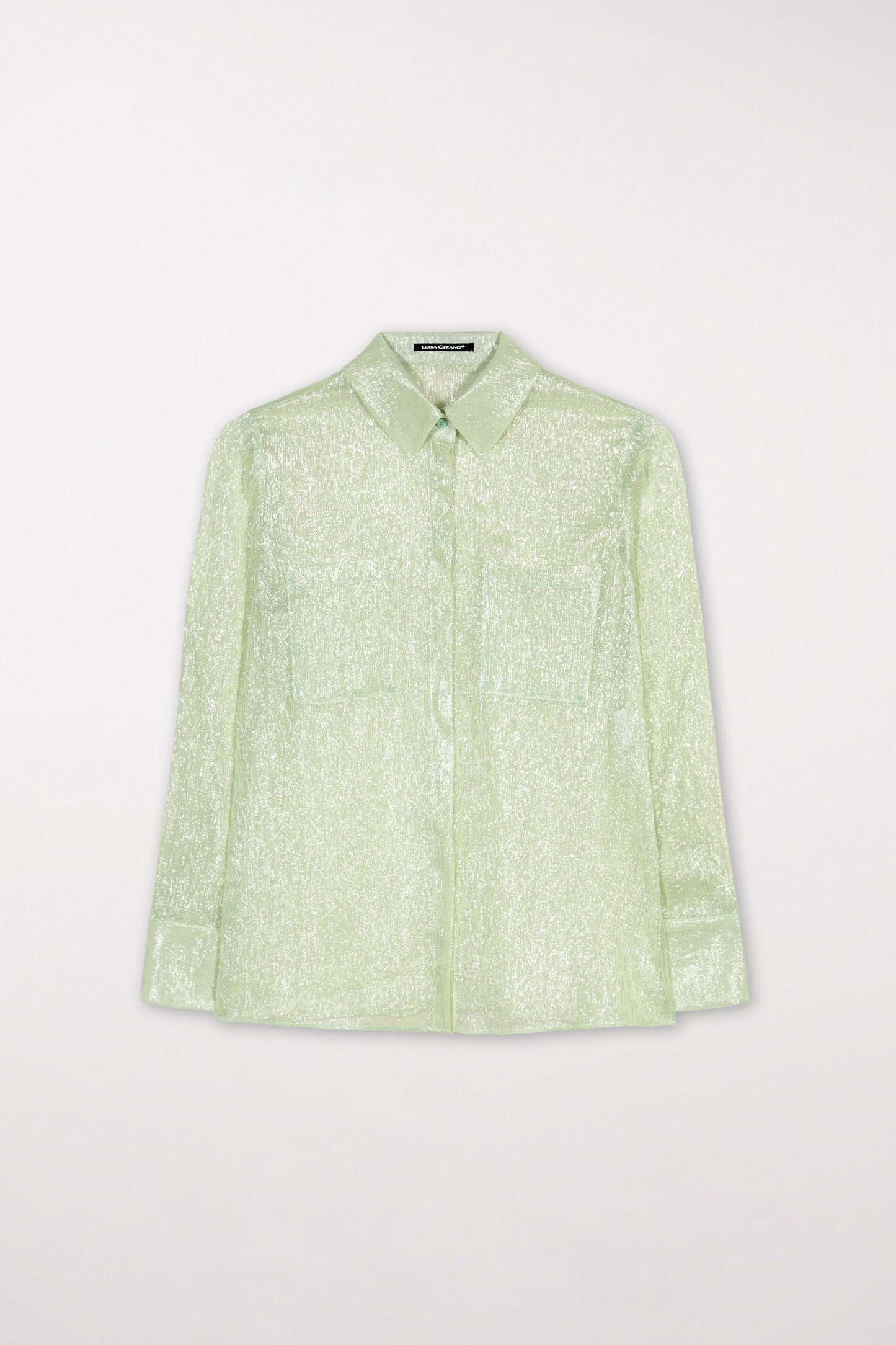 Blouse with Lamé Effect