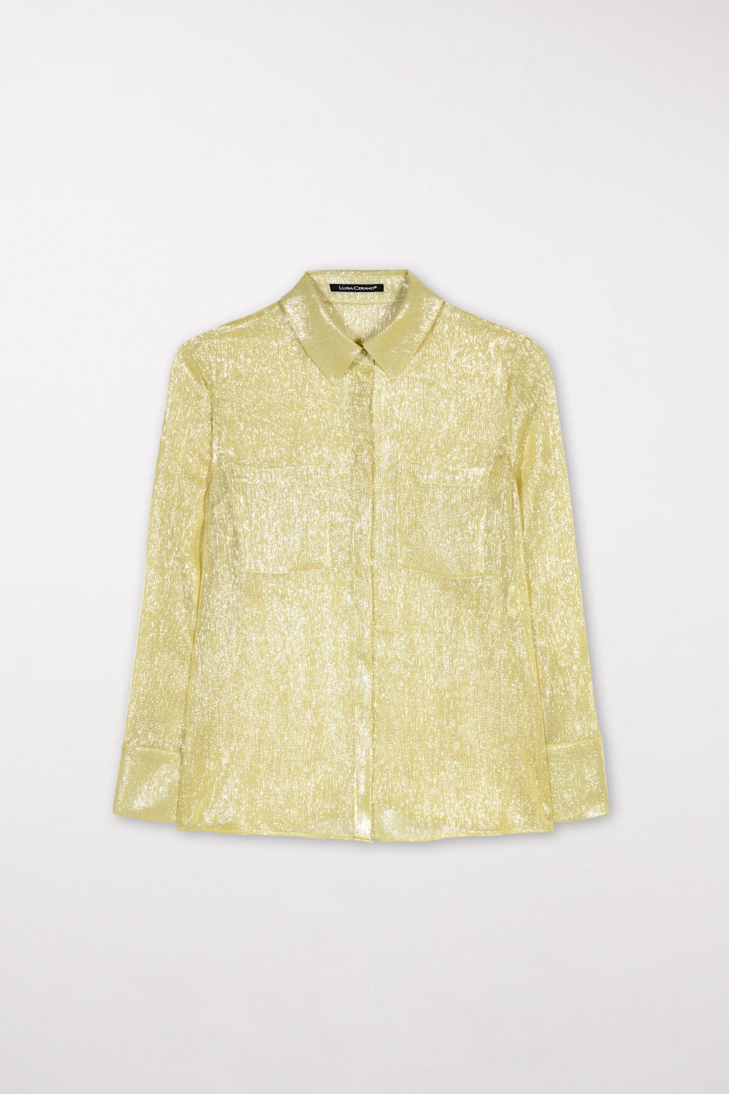 Blouse with Lamé Effect