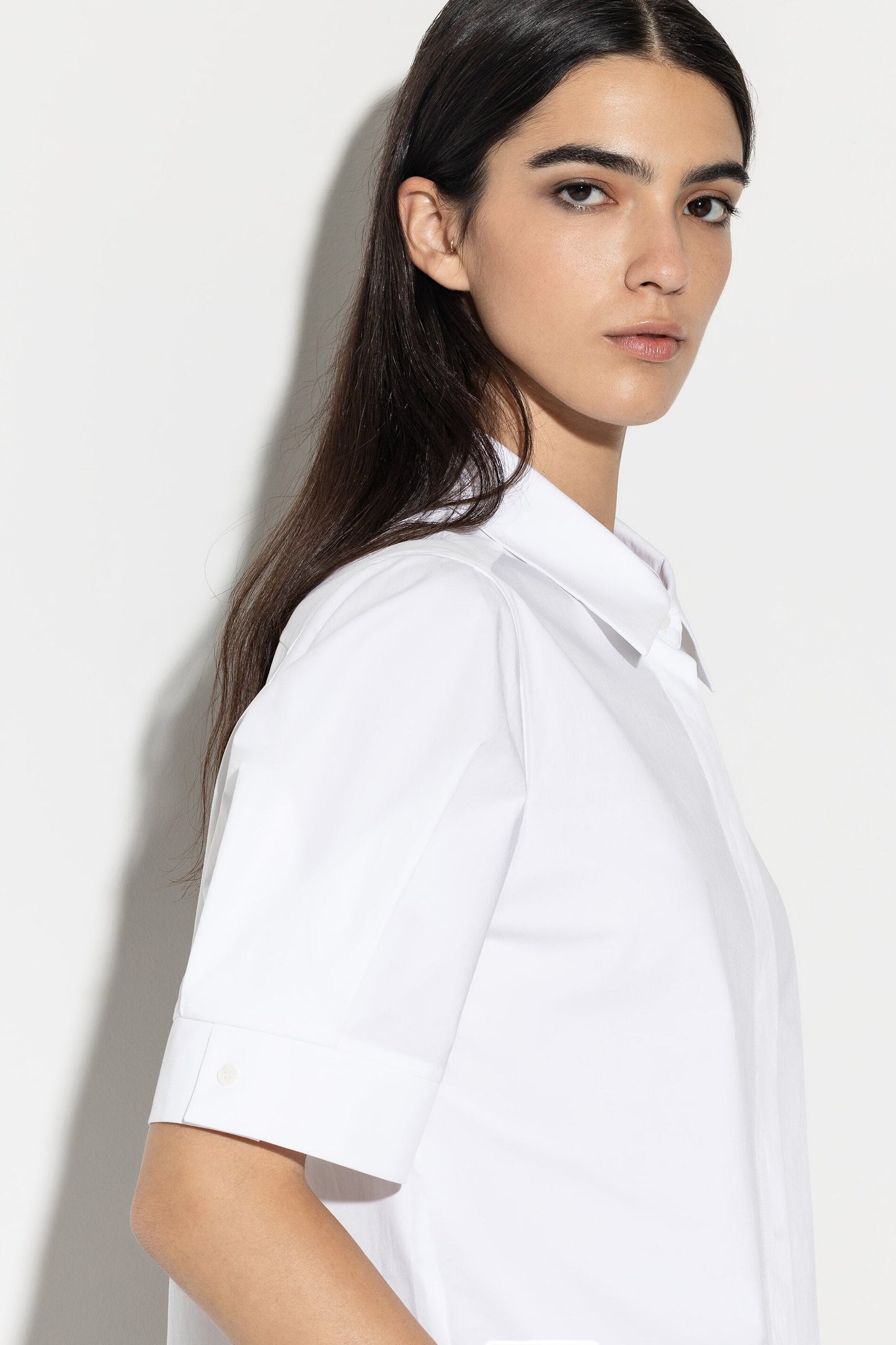 Gabardine Stretch Blouse