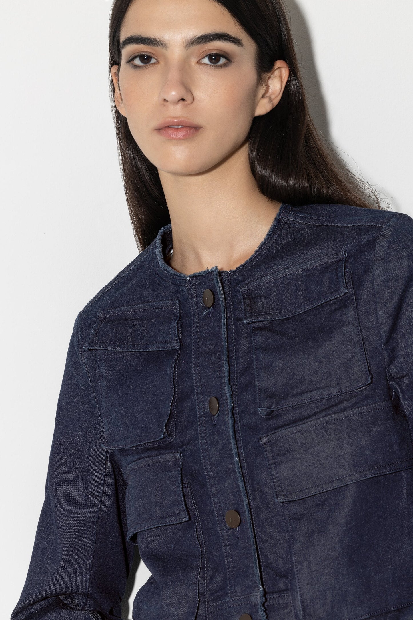 Denim Jacket with Pockets