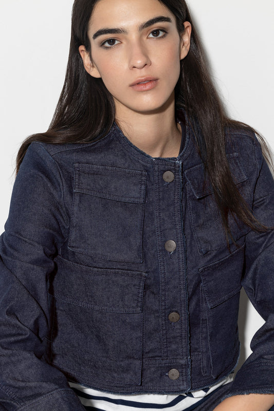 Denim Jacket with Pockets