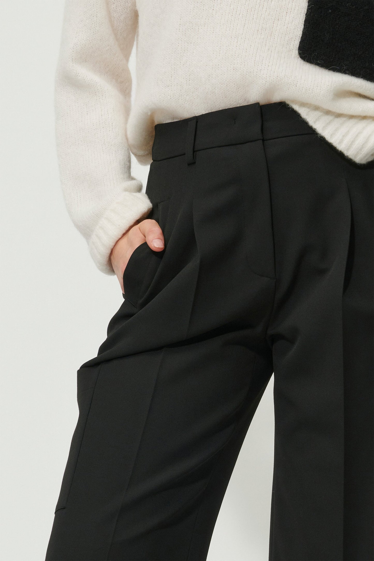 Cargo Pants with Pleats