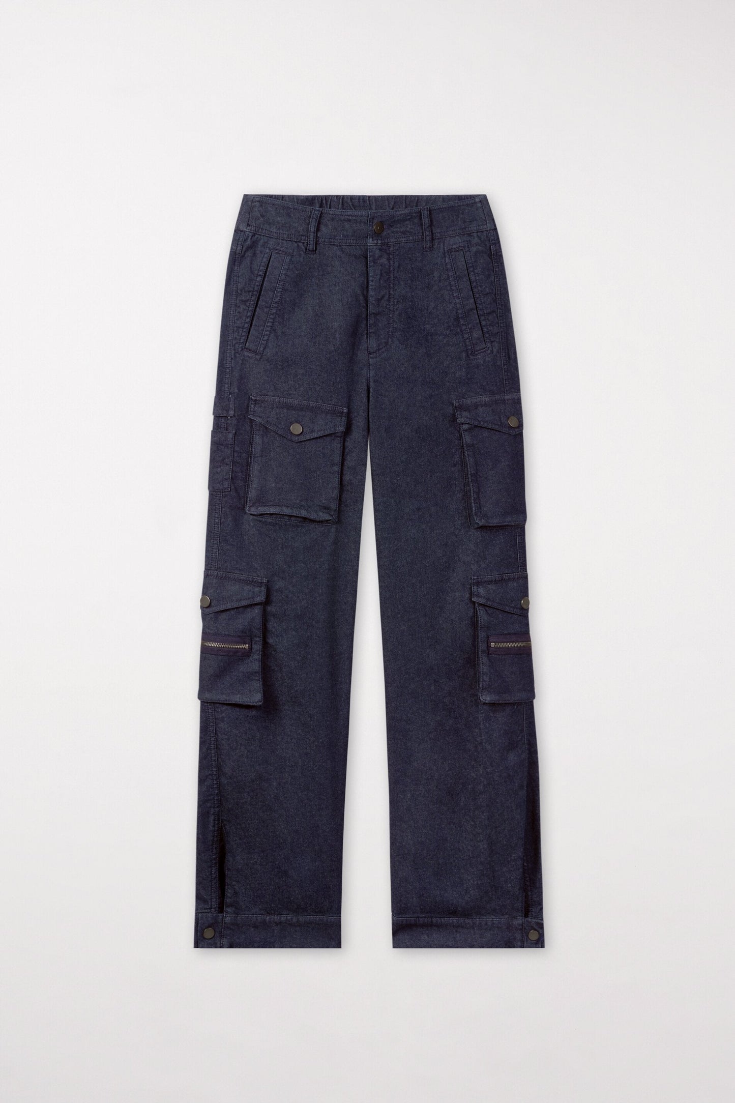 Denim Cargo Pants