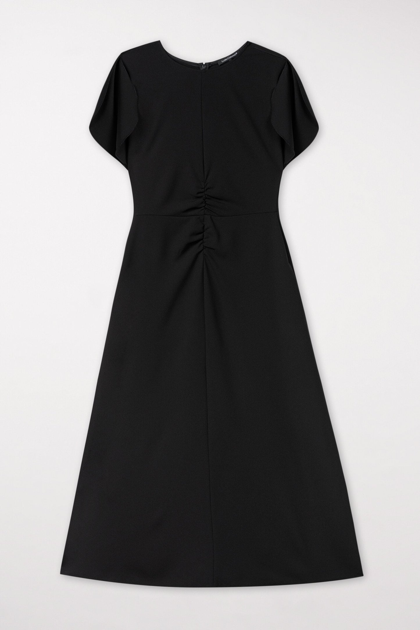 Medium-length Dress with Charming Ruffles